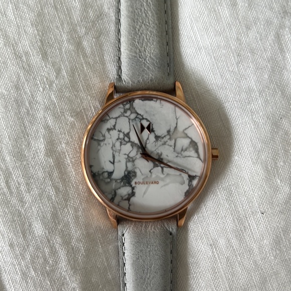 MVMT womens rose gold and marble watch - Picture 2 of 2